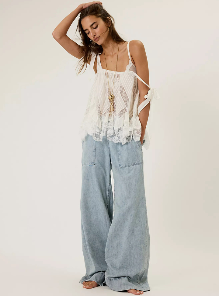 Breezy Denim Pull-On Jeans - Dusk