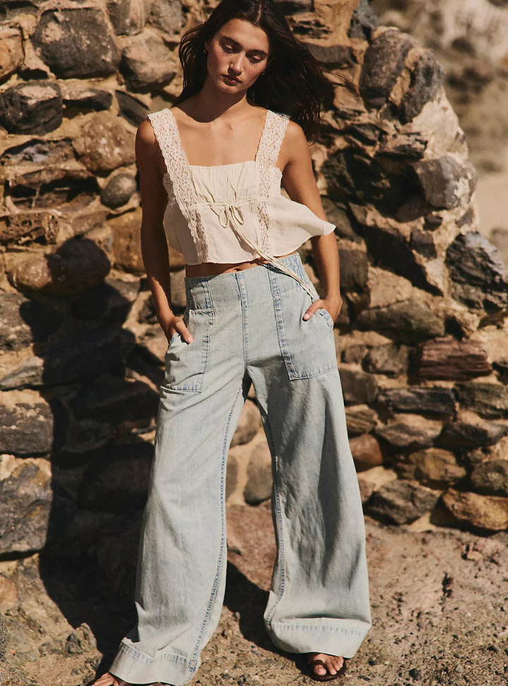 Breezy Denim Pull-On Jeans - Dusk