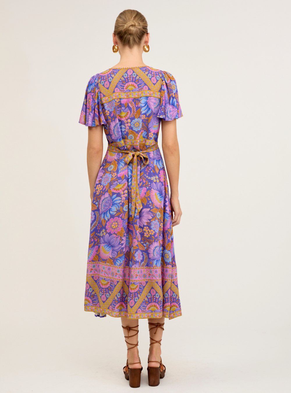 Purdy Midi Dress - Violeta