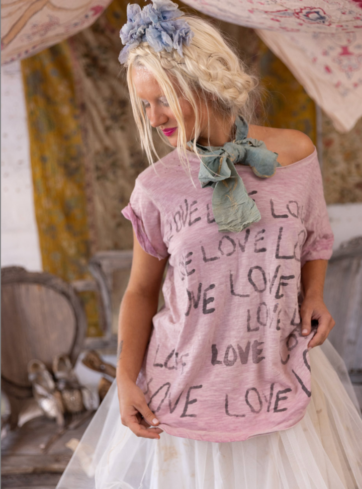 Magnolia Pearl Love Amor Tee 1944 - Purple Boba | PRE-ORDER