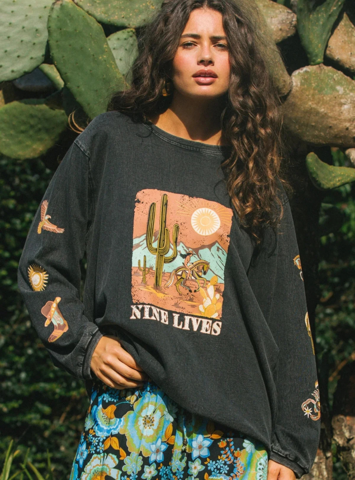 Rambler Longsleeve Tee - Stonewash