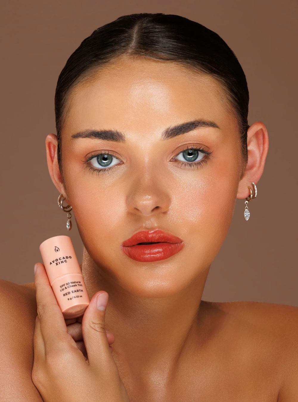 SPF 50 Natural Lip & Cheek Tint - Red Earth