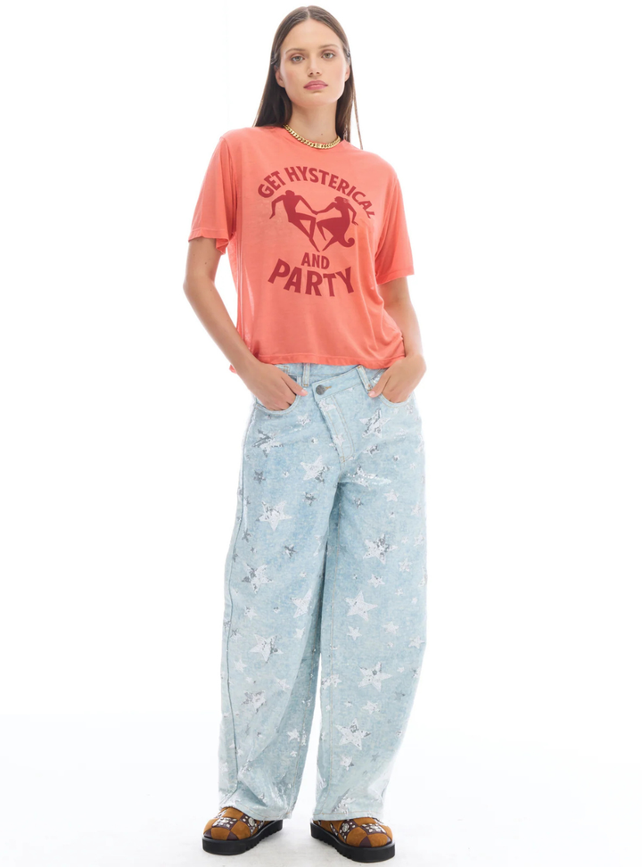 Get Hysterical Retro Fit Tee - Red