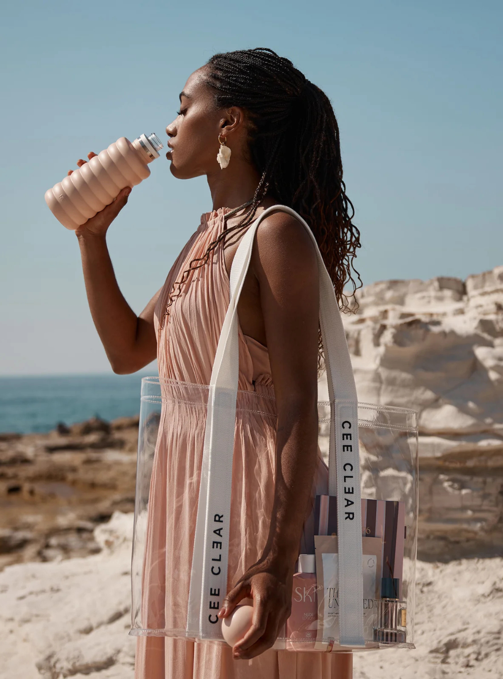 The Bubble Reusable Water Bottle 700ml - Blush