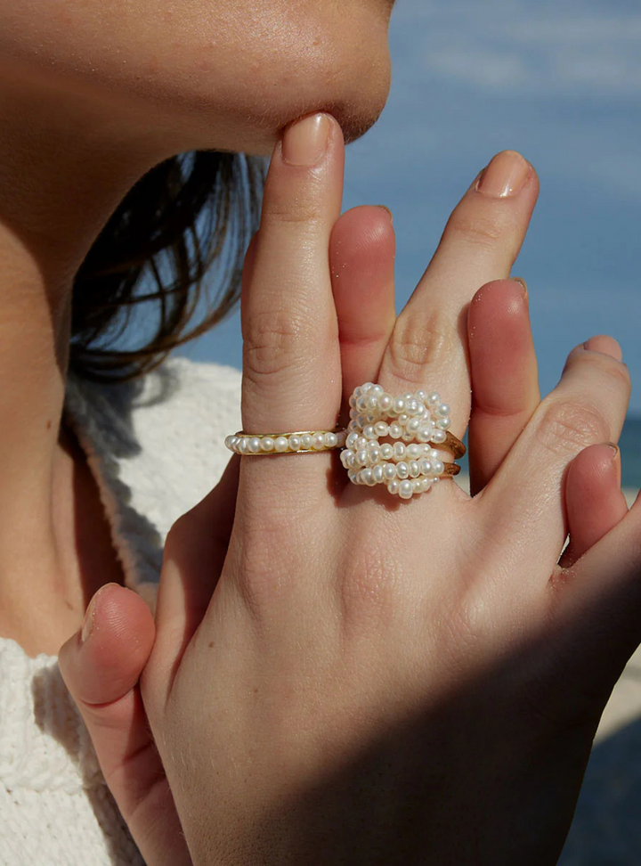Eternity Pearl Ring