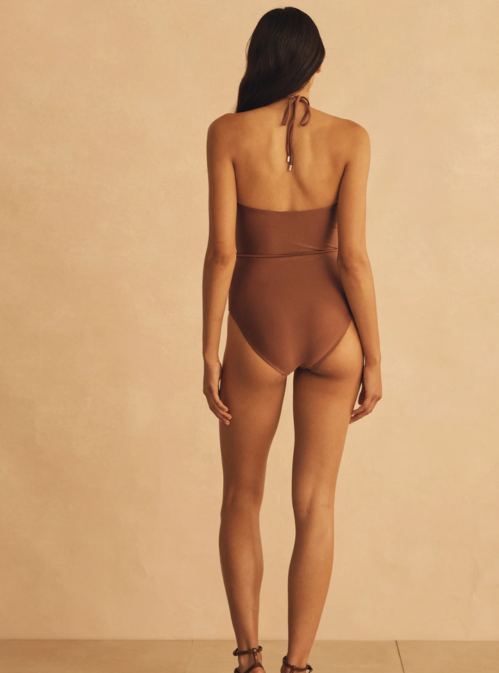 Roma Di Sera Belted Keyhole One Piece