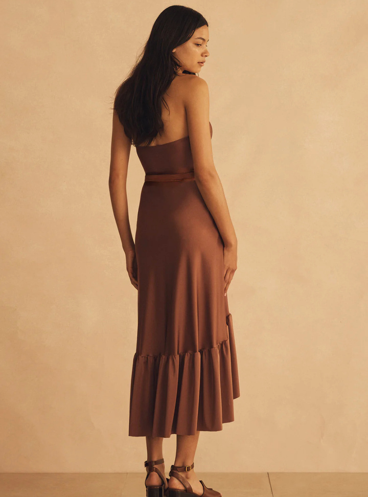 Roma Di Sera Lycra Ruffle Wrap Skirt