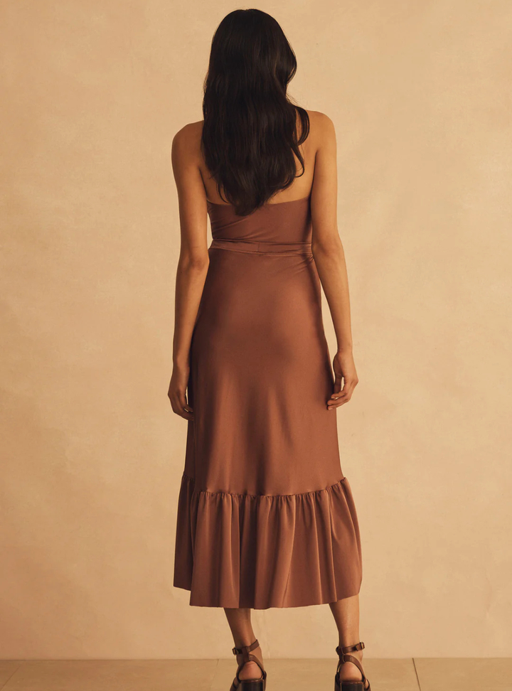 Roma Di Sera Lycra Ruffle Wrap Skirt
