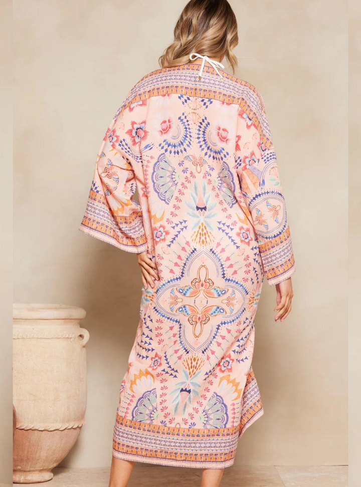 Wandering Folk Alegra Kaftan - Rosa