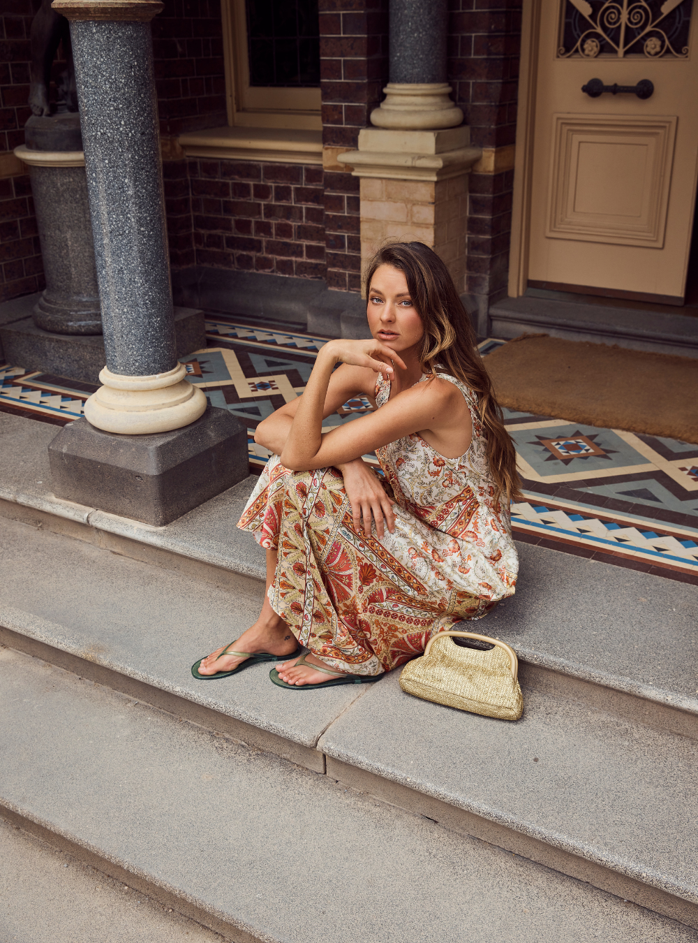 Rosselini Ophelia Maxi Dress - Rosa Floral