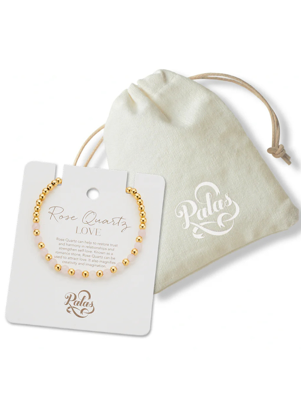 Rose Quartz Lotus Purity Bracelet