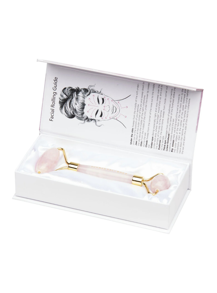 Facial Roller - Rose Quartz