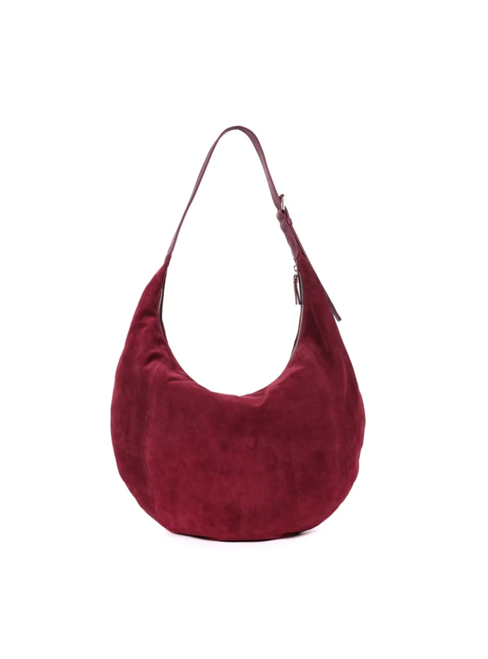 Rosie Large Suede Shopper - Wine