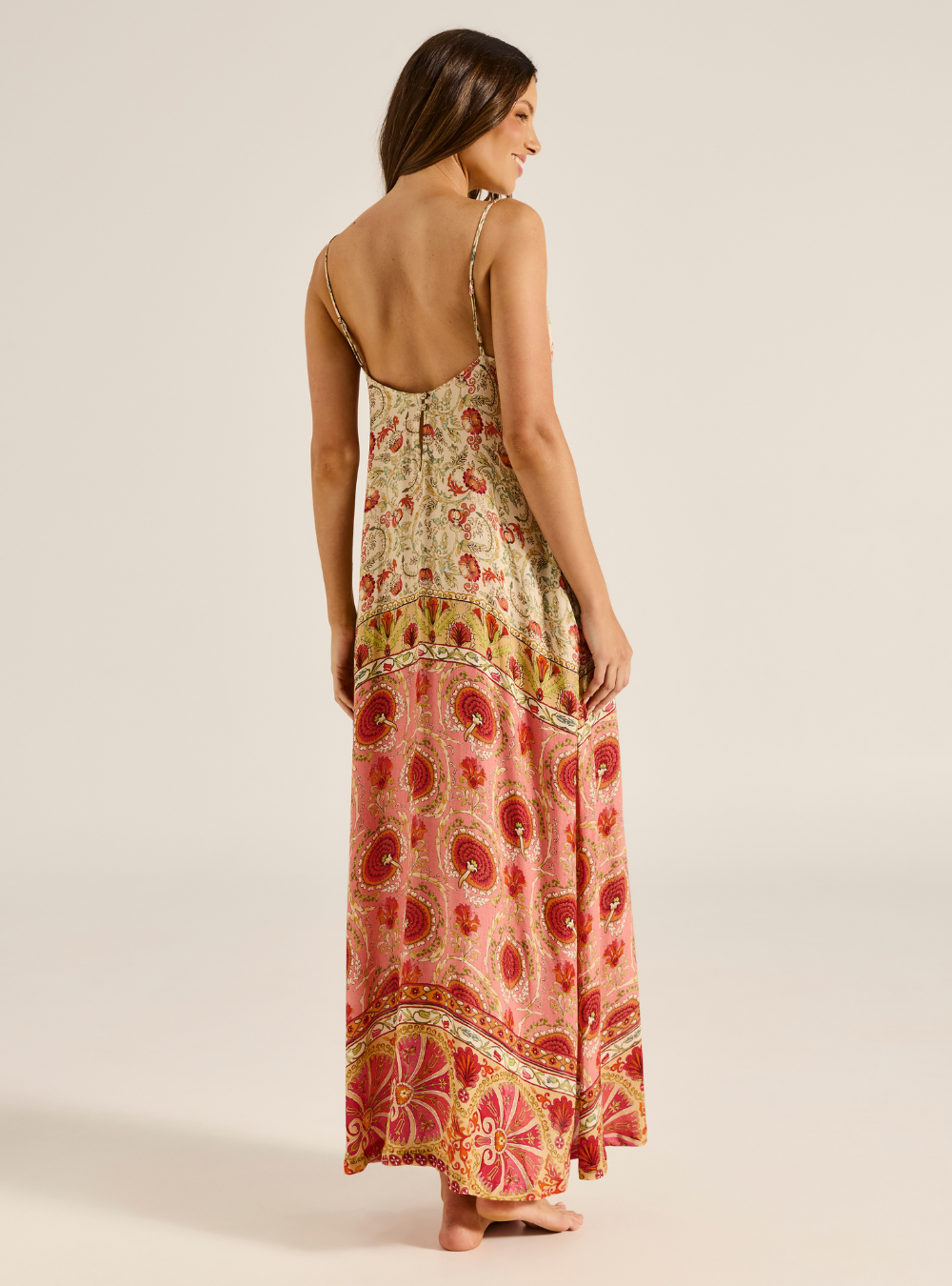 Rosselini Ingrid Maxi Dress - Rosa Floral