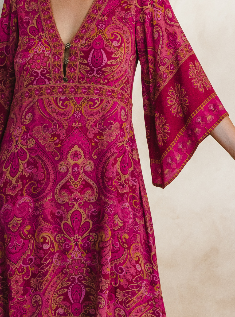 Empire Dress - Ruby
