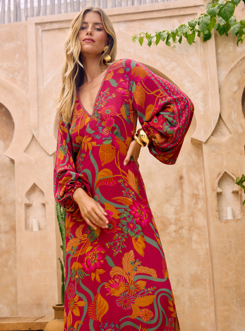 Mirage Maxi Dress - Ruby Rhapsody