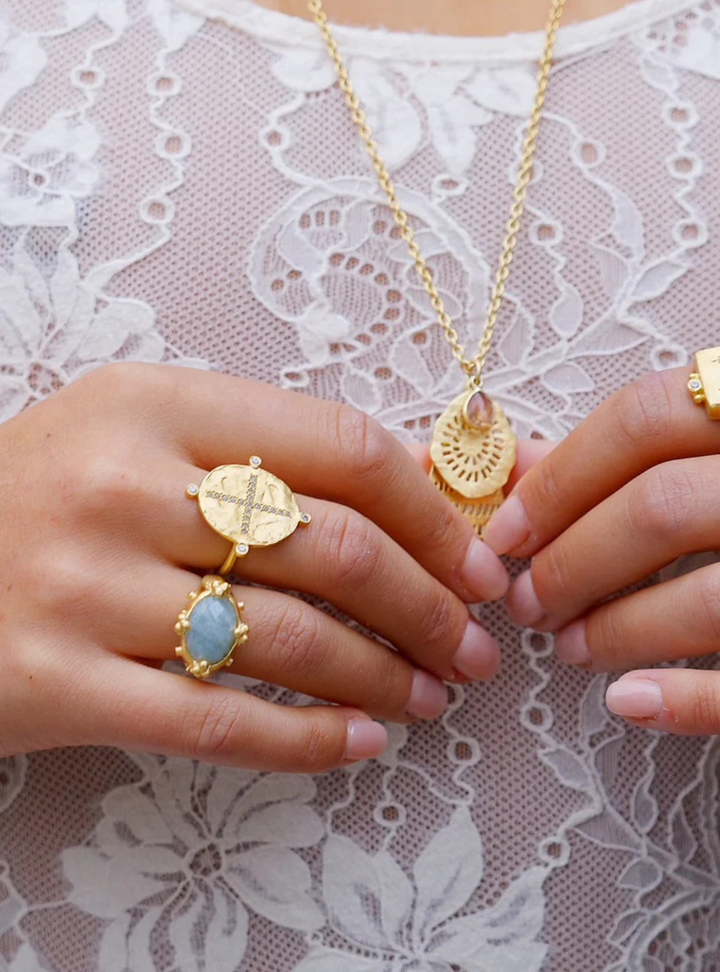 Atlas Ring - Aquamarine