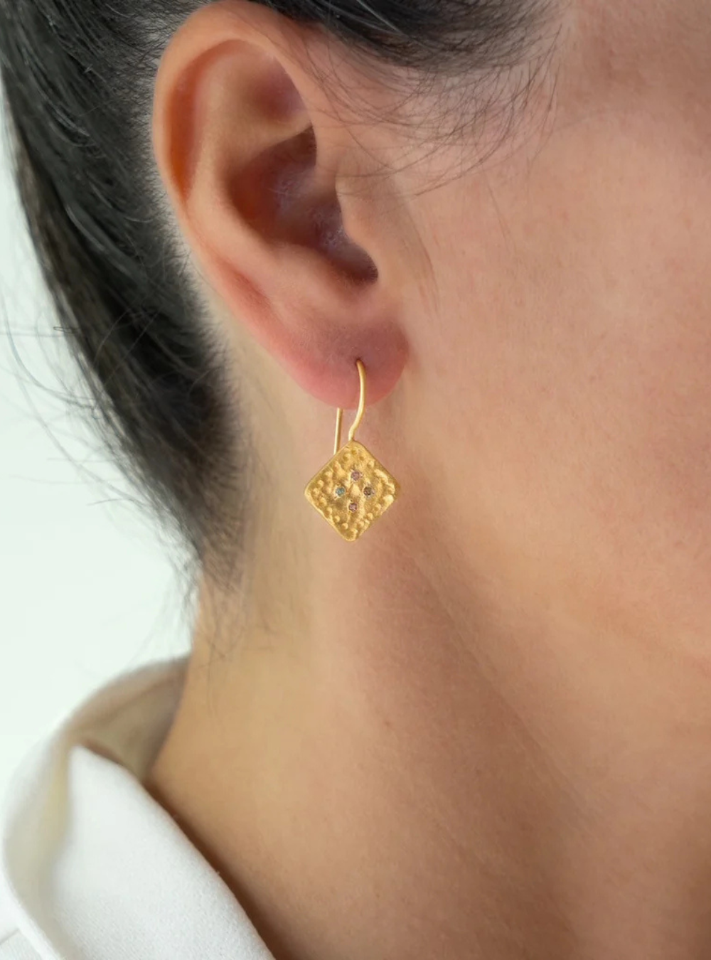 Bacha Earrings - Multi Tourmaline