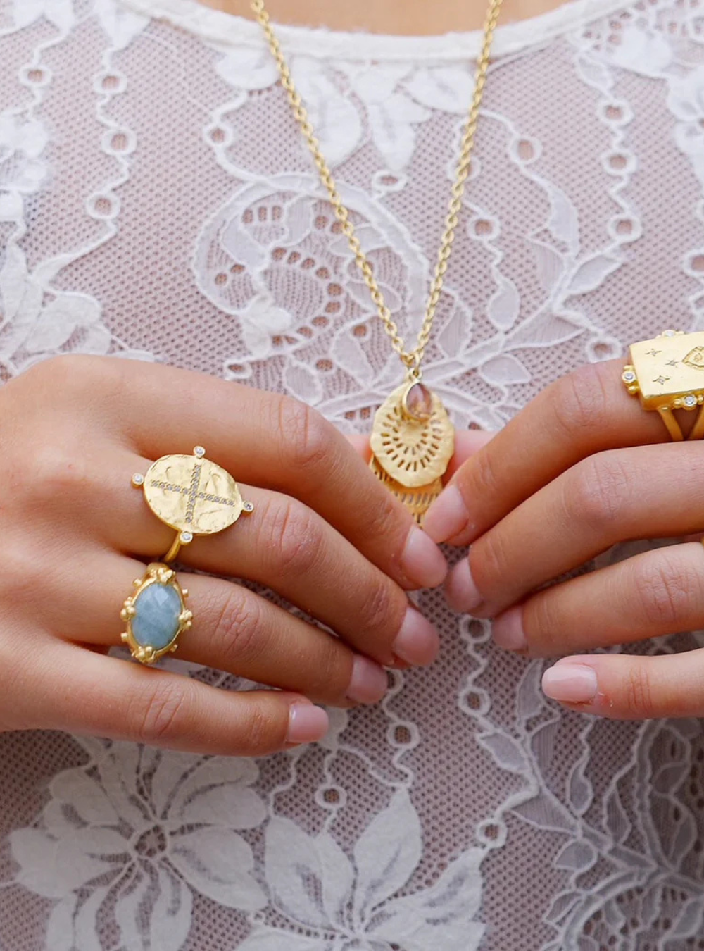 Cross Ring - Cubic Zirconia