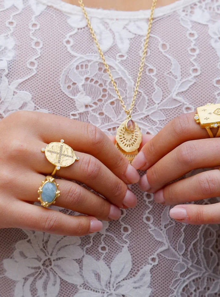 Cross Ring - Cubic Zirconia