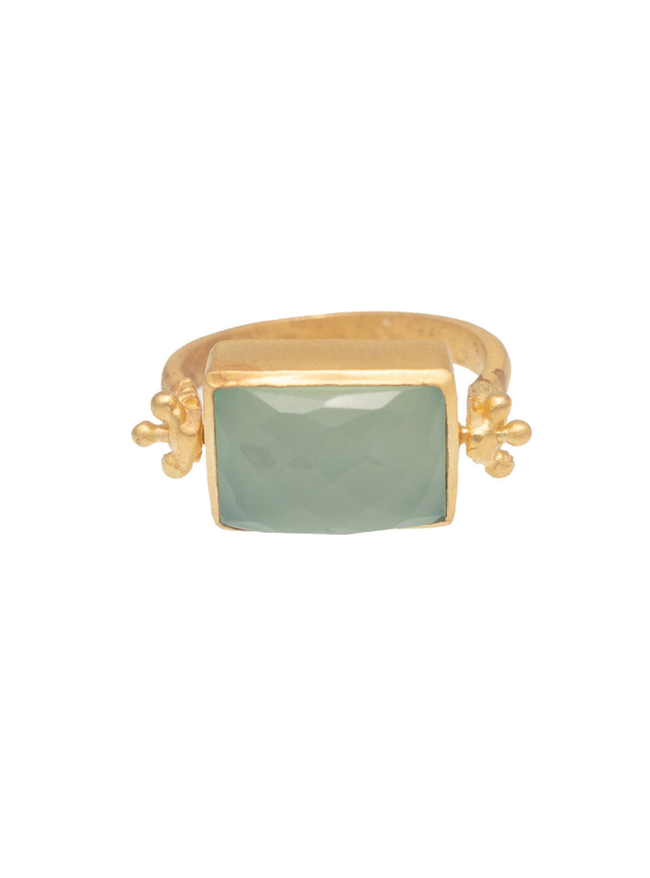 Kasbah Ring- Aqua Chalcedony