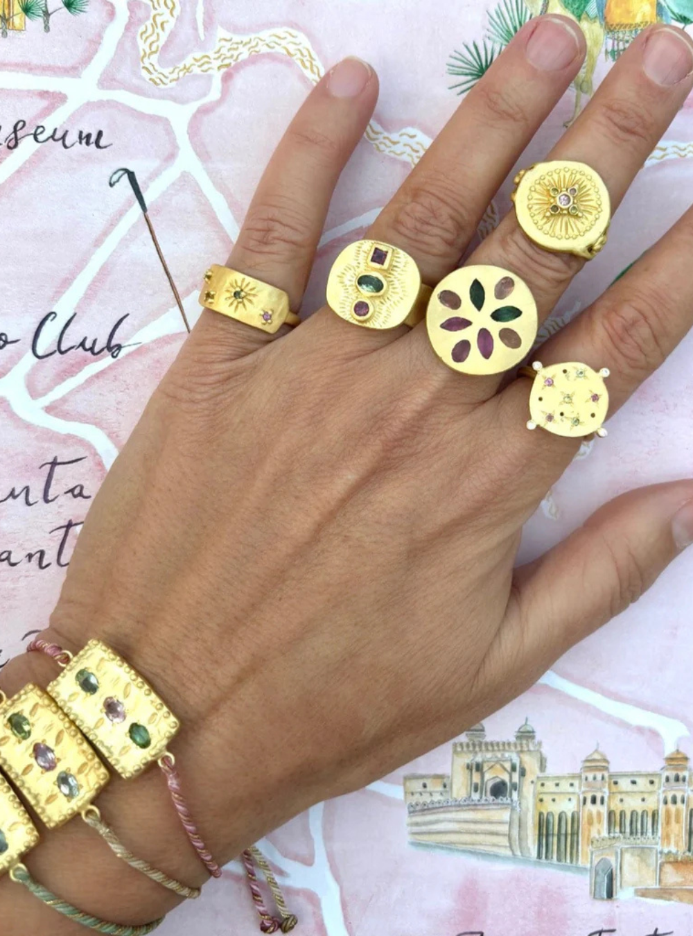 Riad Ring - Multi Tourmaline