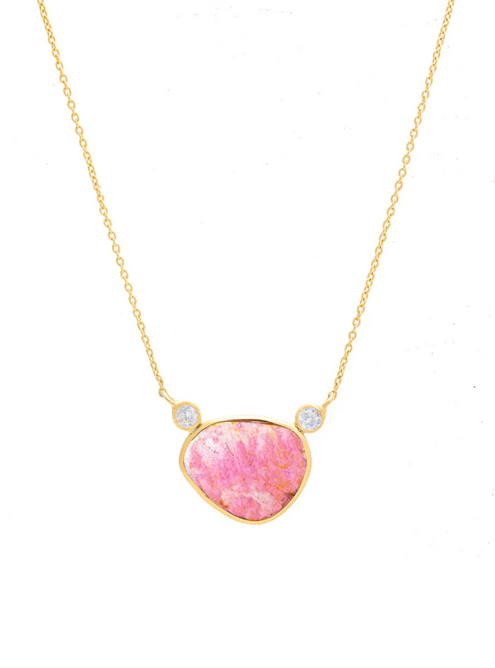 Pink Tourmaline Mirka Necklace