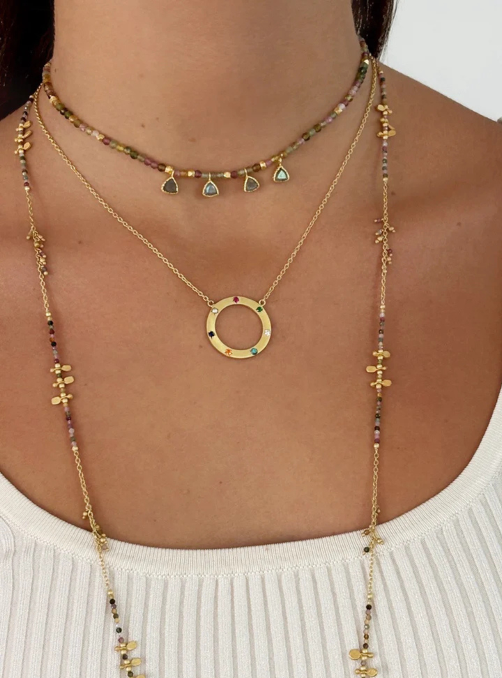Safi Necklace - Mixed Stone