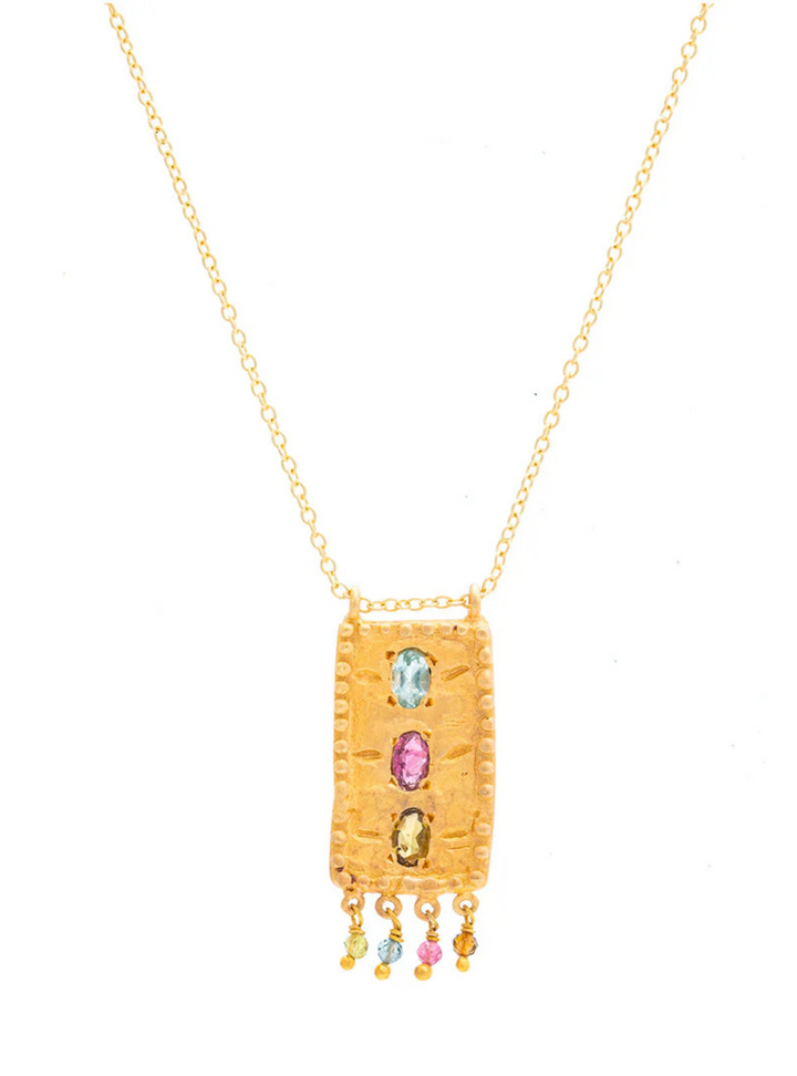 Sahara Multi Tourmaline Necklace