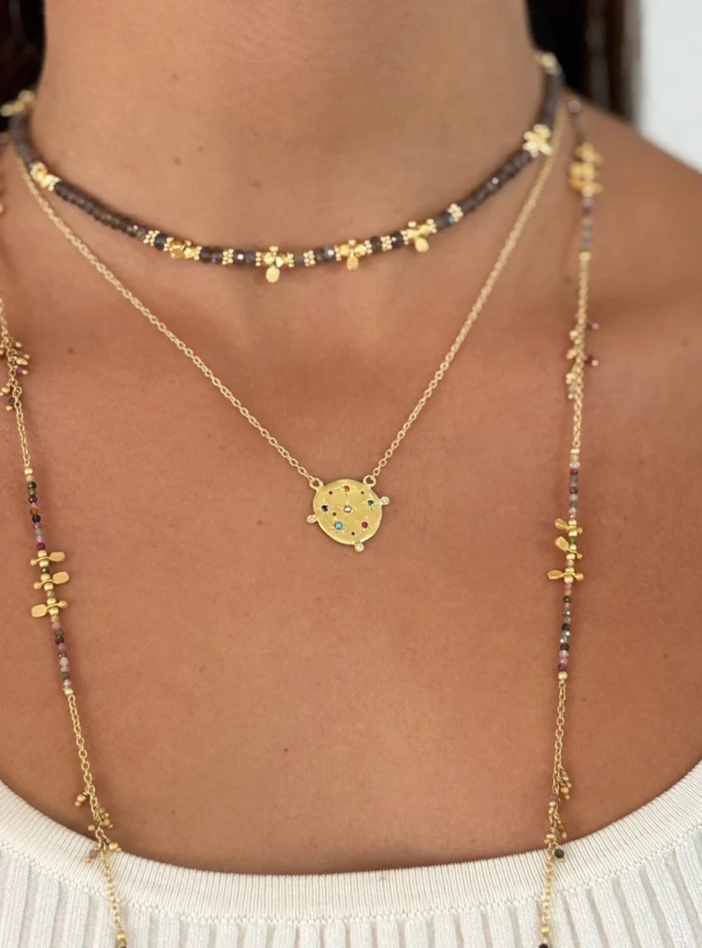 Souk Necklace - Mixed Stone