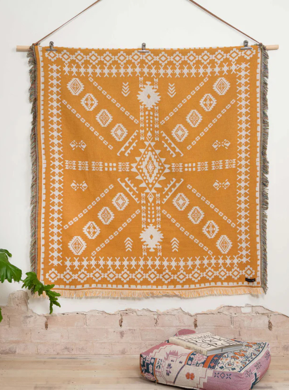 'Good Day Sunshine' Woven Picnic Rug / Throw