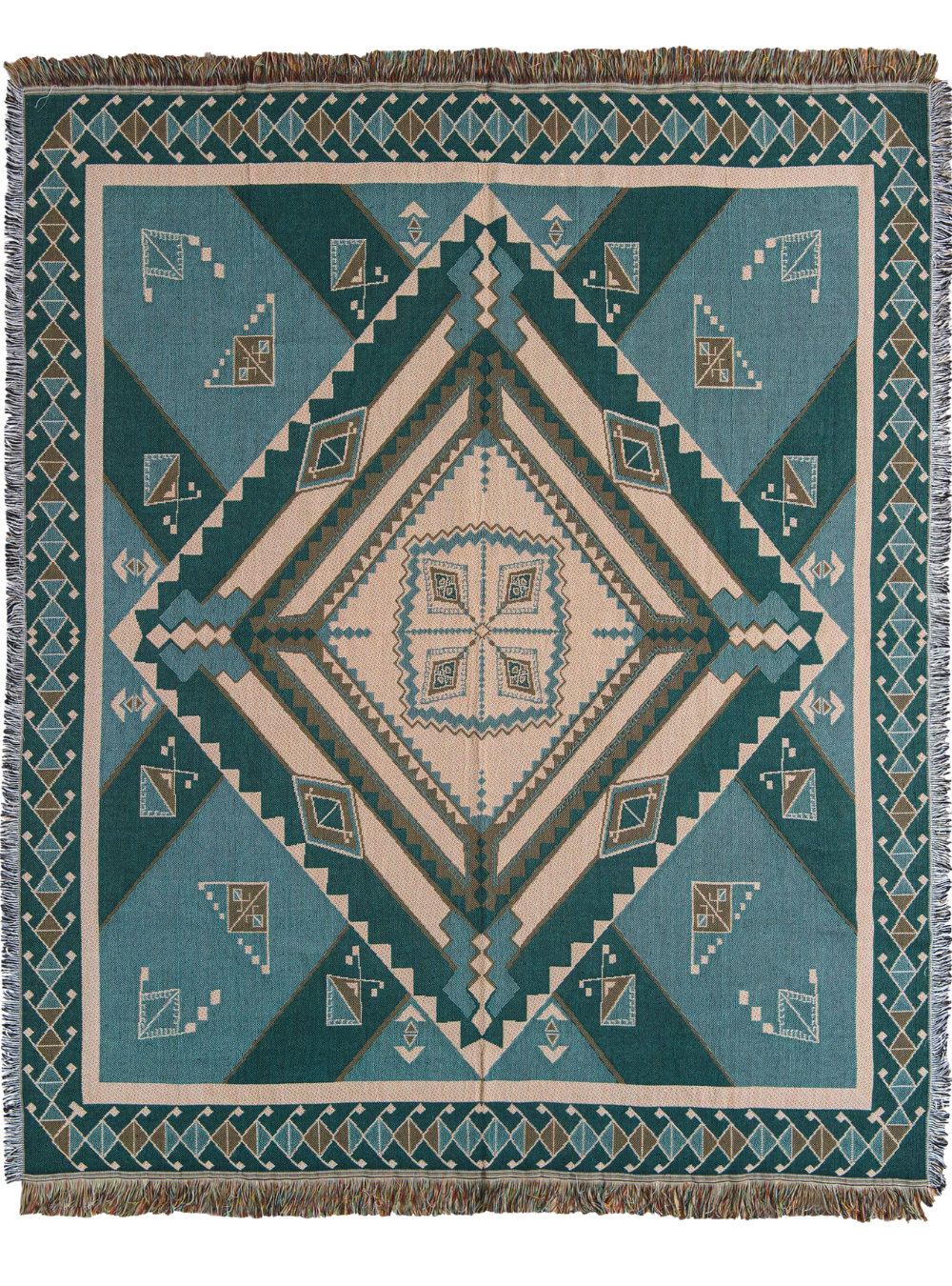 'Nowhere Man' Woven Picnic Rug/Throw