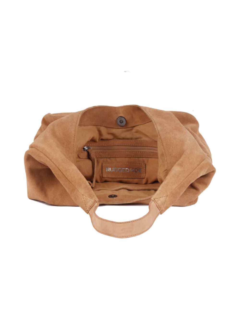 Petal Suede Tote - Tan