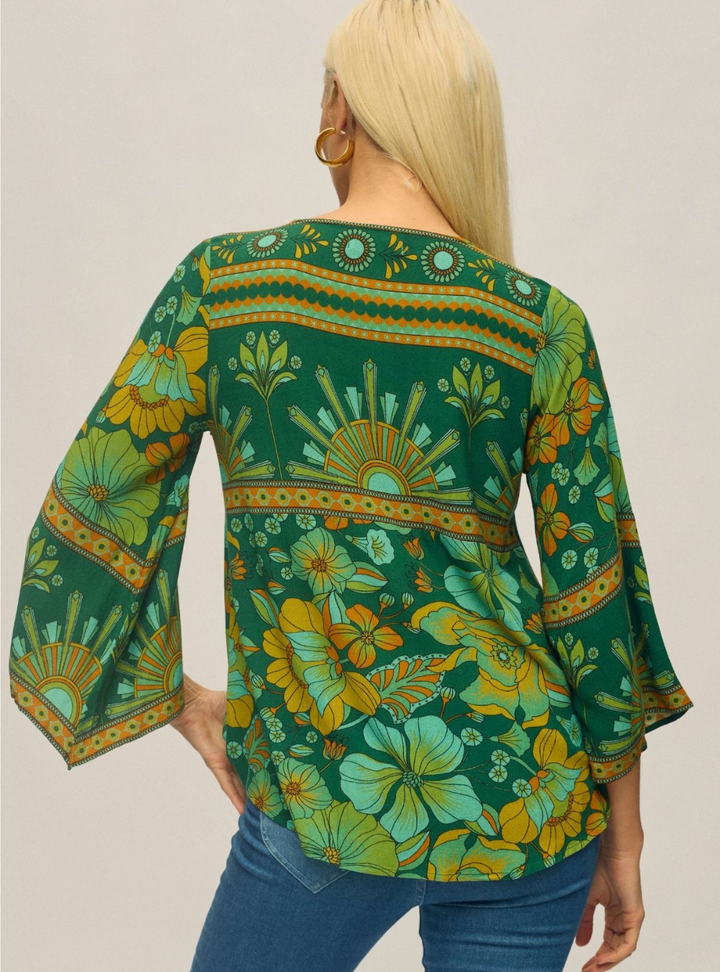 Sadie Blouse - Emerald