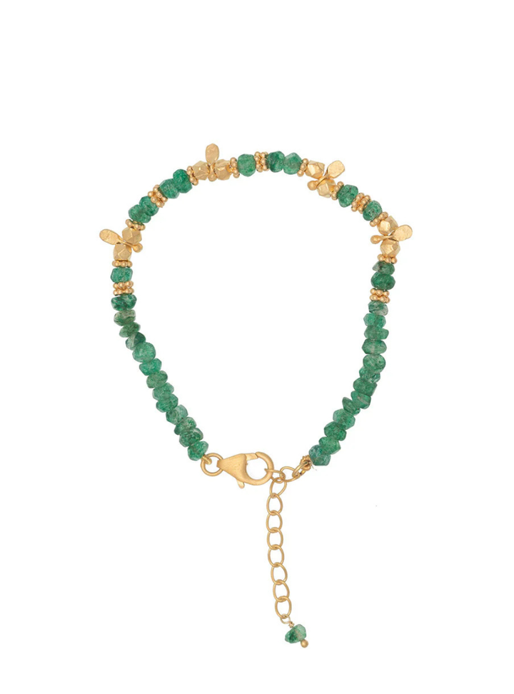Saffron Bracelet - Green Aventurine