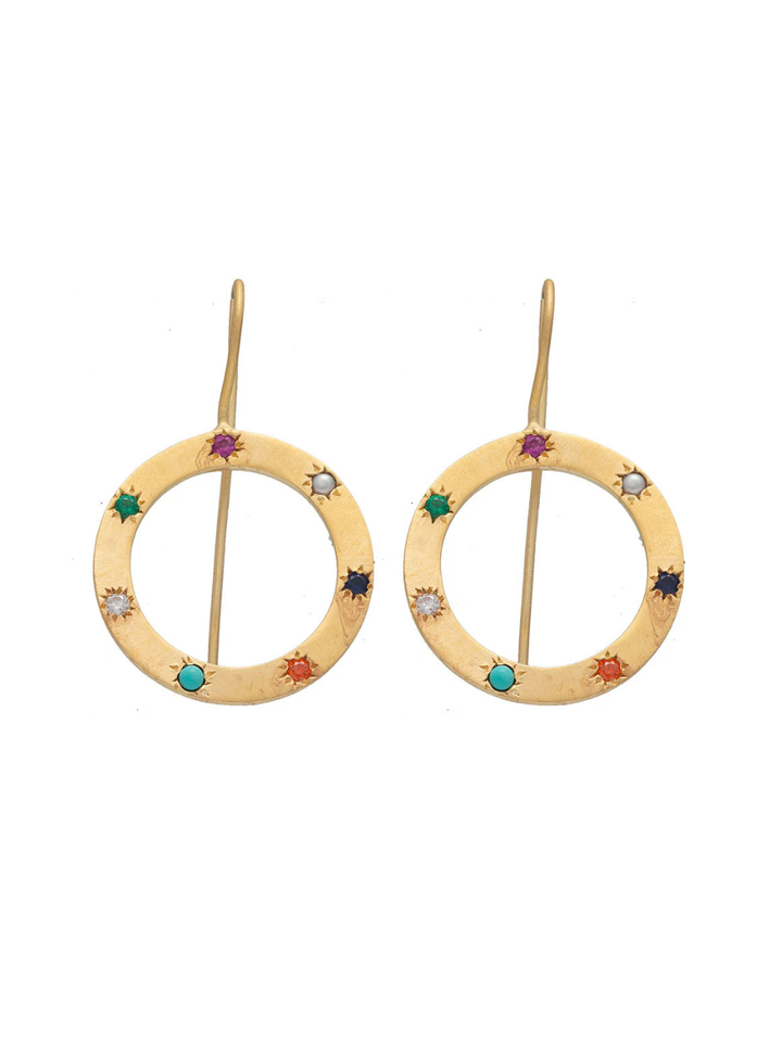 Safi Earrings - Mixed Stone