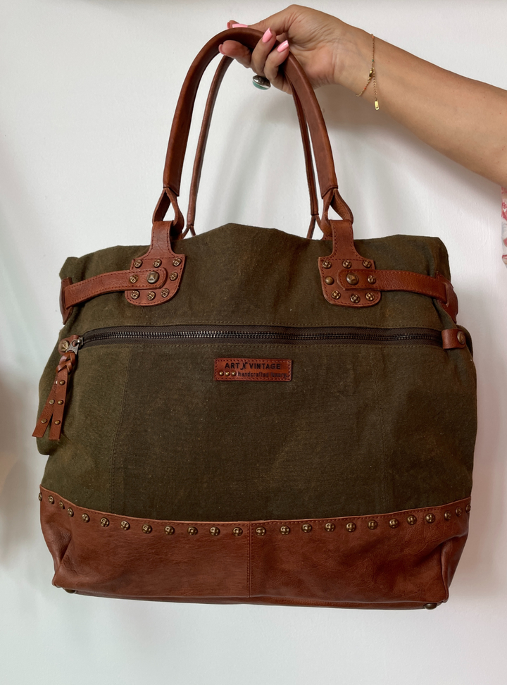 Sail Canvas Shopper - Khaki