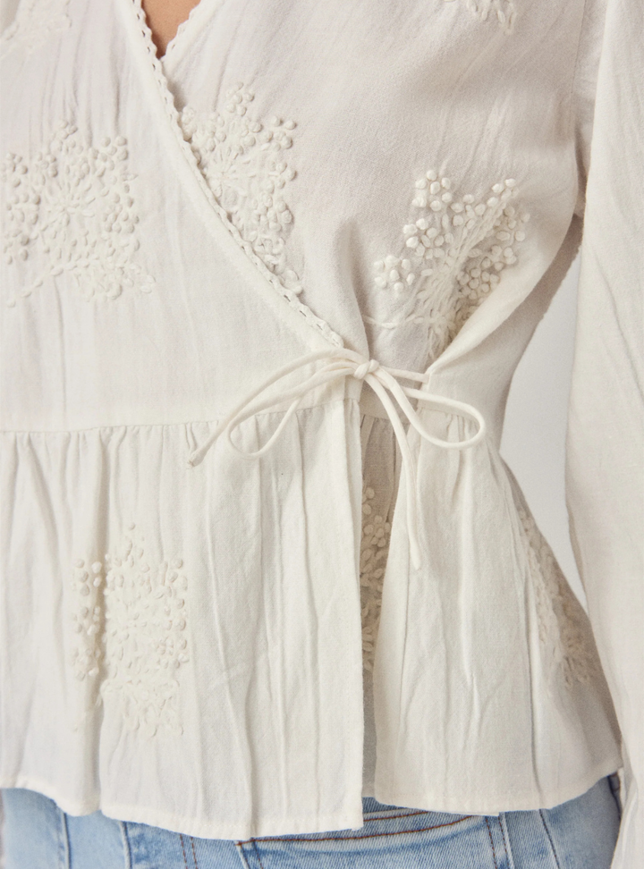 Salma Blouse - White Magnolia