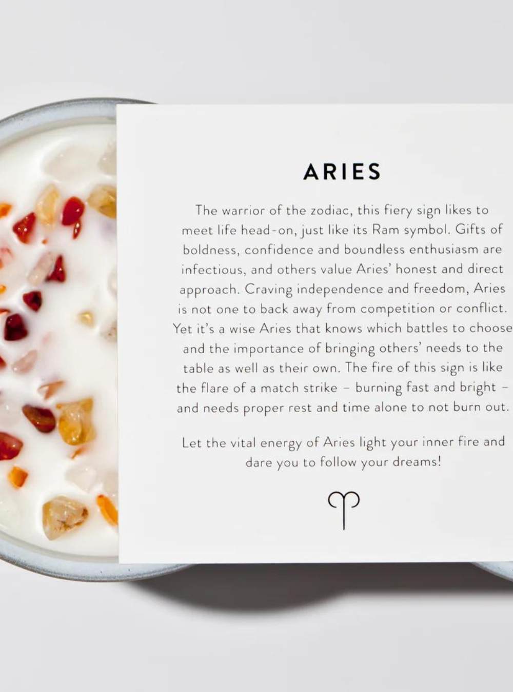 ARIES Astrololgy Candle ~ 21.03 - 19.04