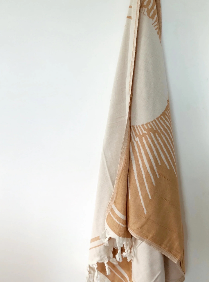 Sun Turkish Towel - Mustard