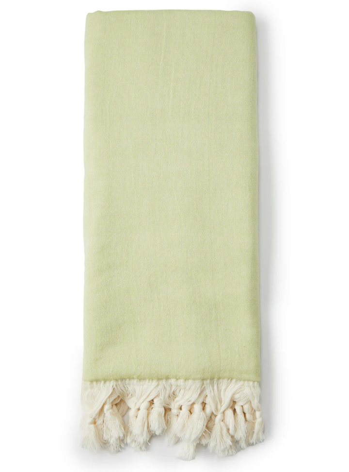 Palm Tree Turkish Towel - Pistachio Green