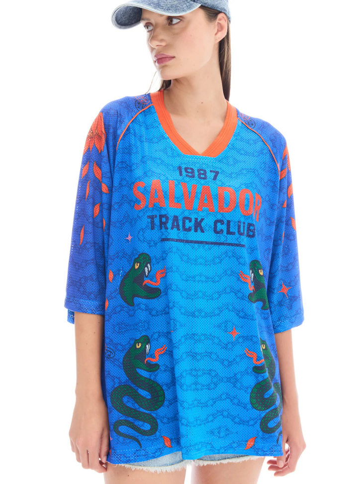Salvador Track Club Football Jersey - Blue