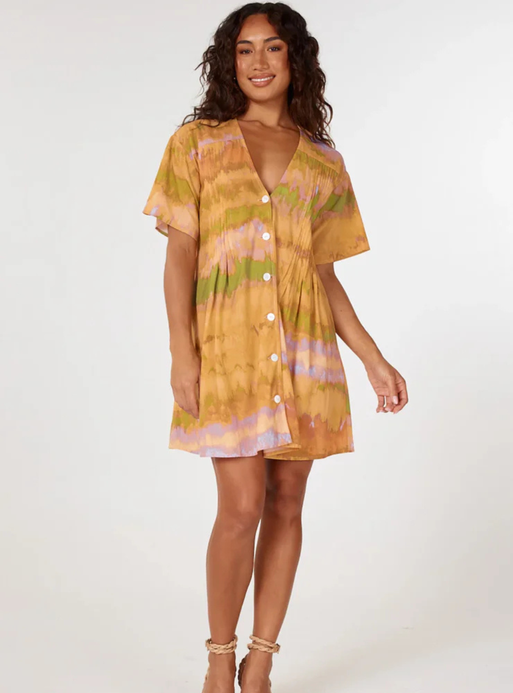 Asha Mini Dress - Sand Dunes