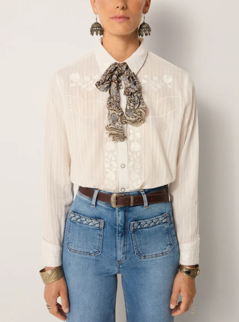 Claude Scarf - Blue Orchid