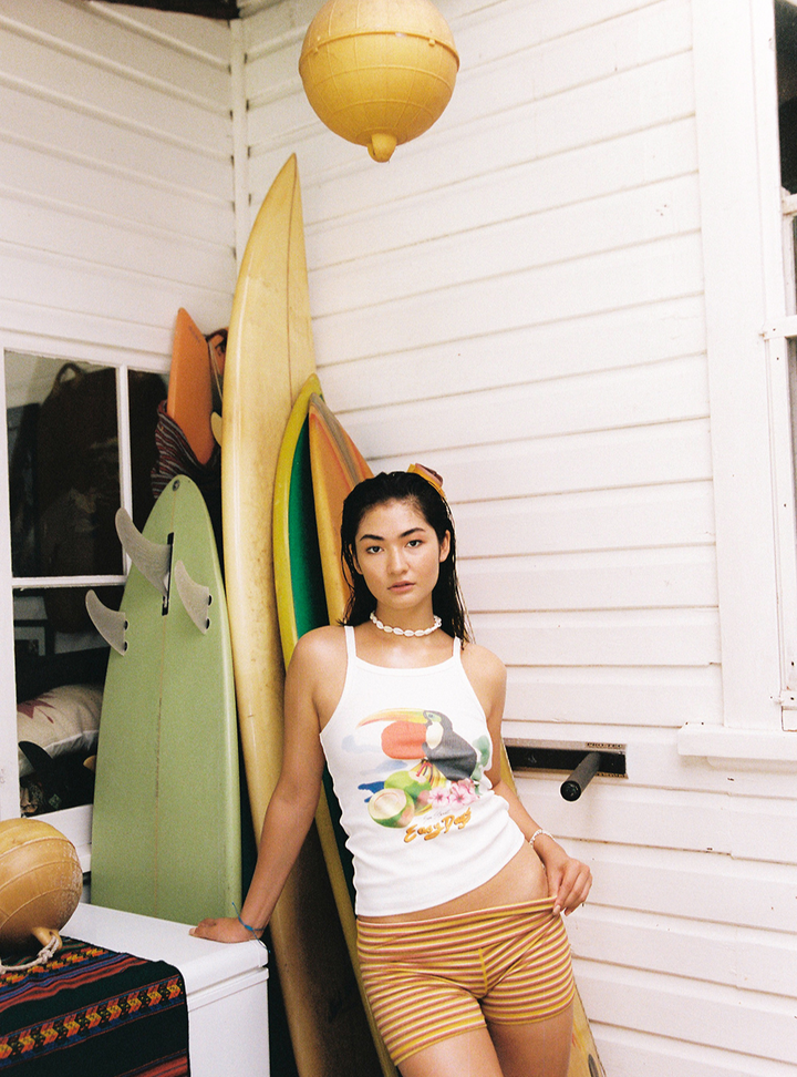 Easy Days Singlet - Salt