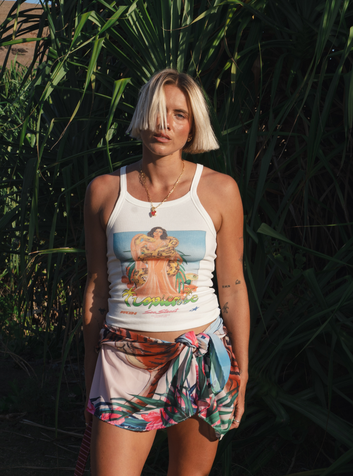 Tropicale Singlet - Salt