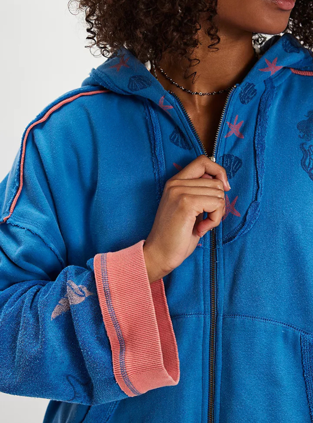 Seashell Cardi - Blue Combo