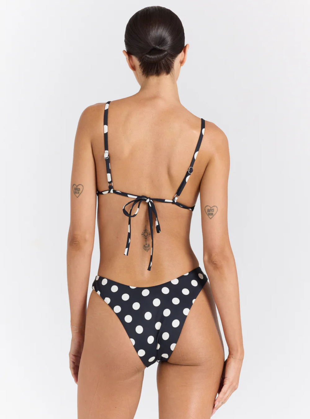 Seaside Scoop Bralette Top - Black