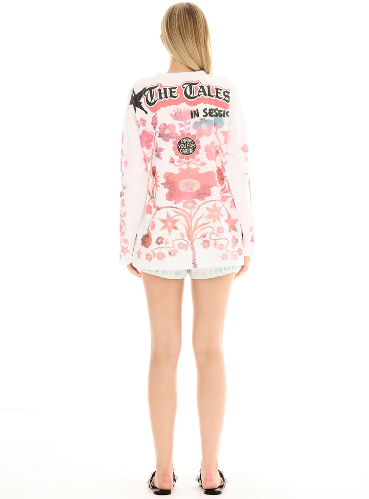 Art Studios In Session Longsleeve Tee - Pink