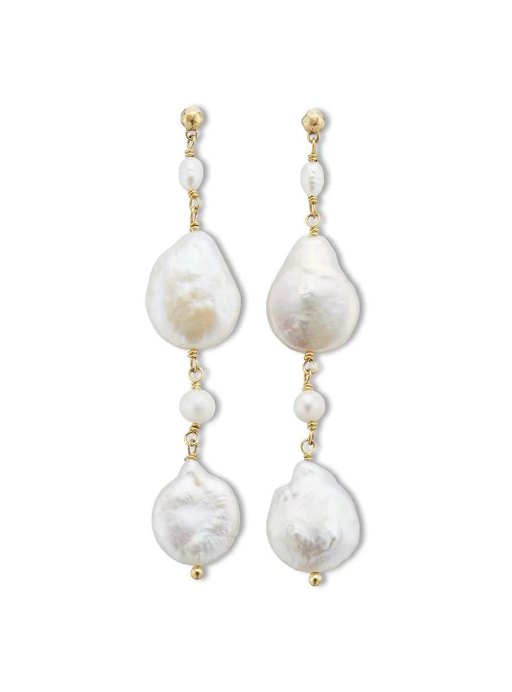Seychelles Baroque Pearl Earrings
